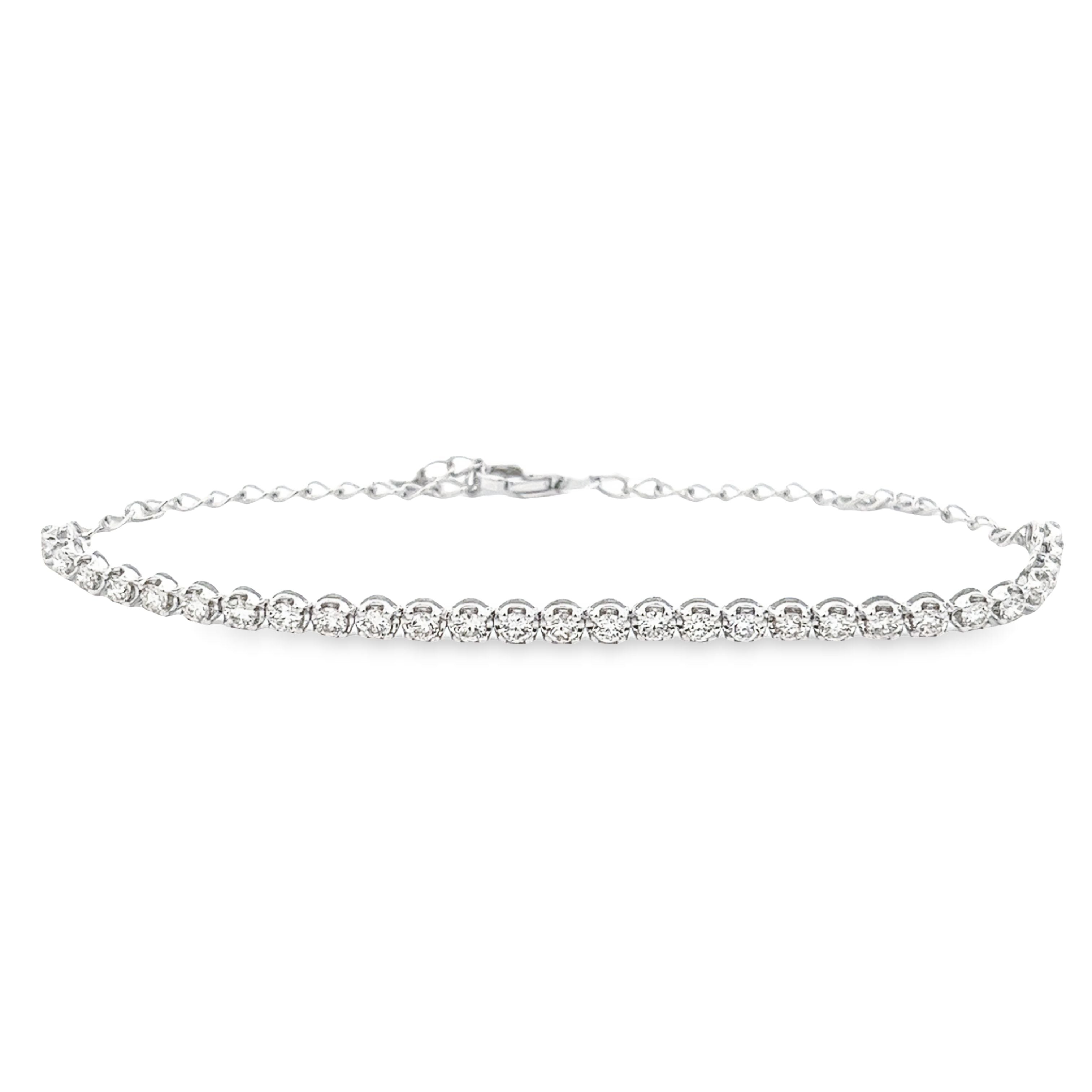 Sterling Silver Twist Bangle | H.Samuel